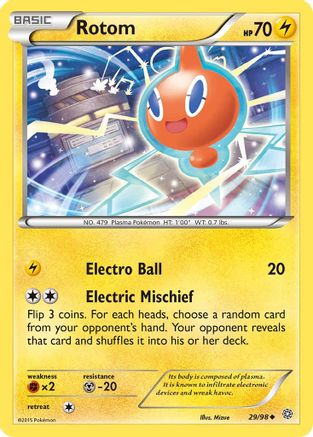 Rotom 029 XY Ancient Origins - Uncommon