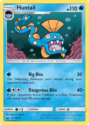 Huntail 042/168 SM Celestial Storm - Uncommon