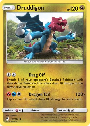 Druddigon 157/236 SM Unified Minds - Common