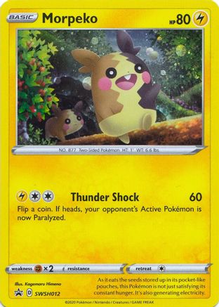 Morpeko SWSH012 - Holofoil SWSH Sword & Shield Promo Cards - Promo