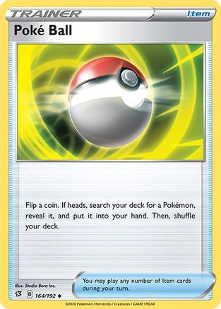 Poke Ball 164 SWSH02 Rebel Clash - Uncommon