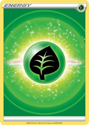 Grass Energy (2022 Unnumbered) - Reverse Holofoil SWSH09 Brilliant Stars - Common