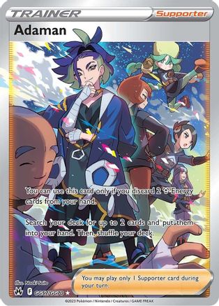 Adaman GG57 - Holofoil SWSH Crown Zenith Galarian Gallery - Ultra Rare