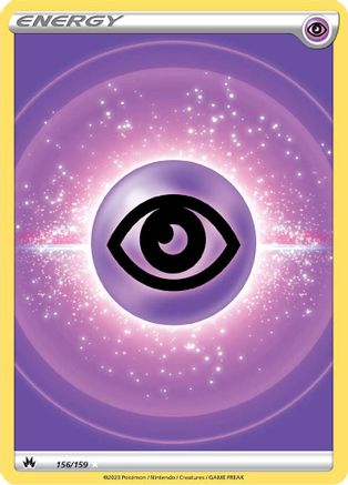 Psychic Energy (Texture Full Art) 156 - Holofoil SWSH Crown Zenith - Ultra Rare