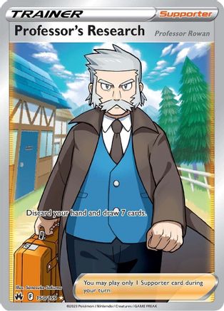 Professor's Research (Full Art) 150 - Holofoil SWSH Crown Zenith - Ultra Rare