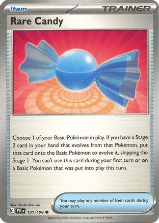 Rare Candy 191/198 SV01 Scarlet & Violet Base Set - Common