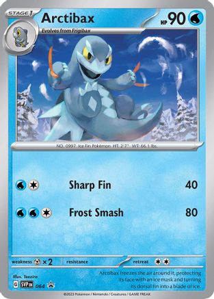 Arctibax 064 - Holofoil SV Scarlet & Violet Promo Cards - Promo