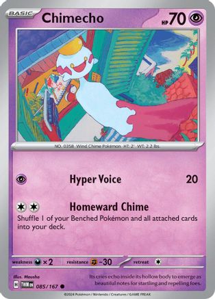 Chimecho 085/167 SV06 Twilight Masquerade - Common