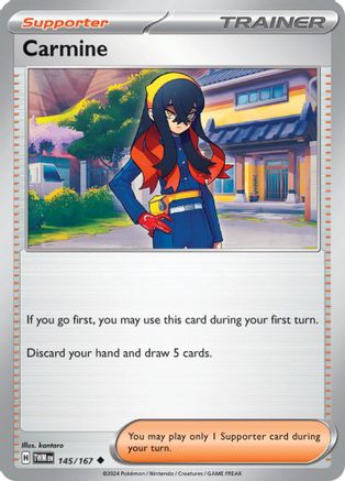 Carmine 145/167 SV06 Twilight Masquerade - Uncommon