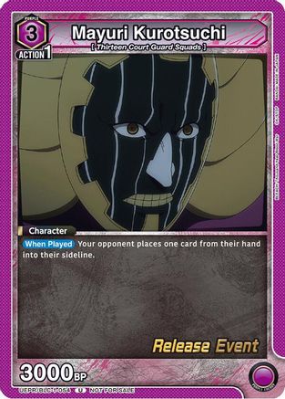 Mayuri Kurotsuchi (UEPR/BLC-1-054) - UE01BT BLEACH ThousandYear Blood War Release Event Cards