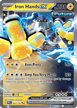 Iron Hands ex 031/131 - Holofoil SV Prismatic Evolutions - Double Rare