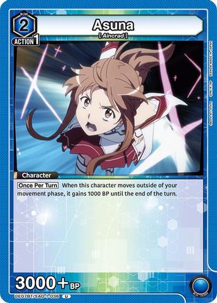 Asuna (036) (UE07BT/SAO-1-036) - UE07BT Sword Art Online