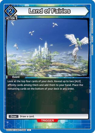 Land of Fairies (UE07BT/SAO-1-066) - UE07BT Sword Art Online