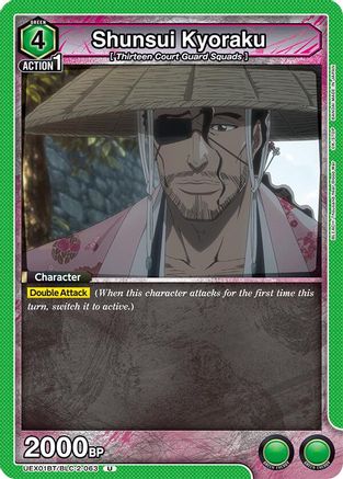 Shunsui Kyoraku (UEX01BT/BLC-2-063) - UEX01BT BLEACH ThousandYear Blood War Vol2