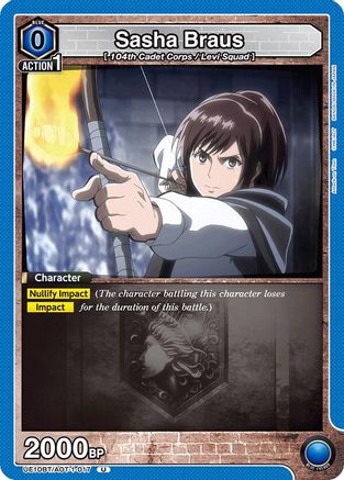 Sasha Braus (017) (UE10BT/AOT-1-017) - UE10BT Attack on Titan