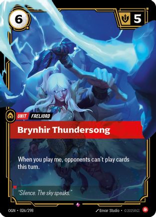 Brynhir Thundersong (026/298) - Origins