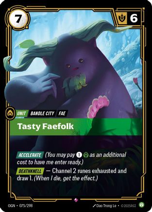 Tasty Faefolk (075/298) - Origins