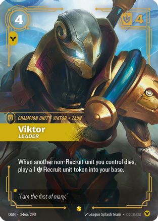 Viktor - Leader (Alternate Art) (246a/298) - Origins