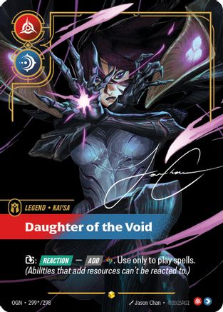 Kai'Sa - Daughter of the Void (Signature) (299*/298) - Origins