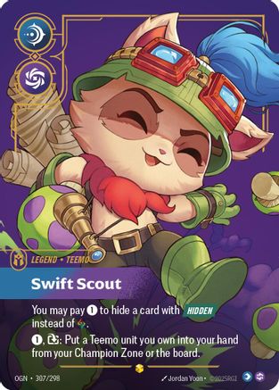 Teemo - Swift Scout (Showcase) (307/298) - Origins