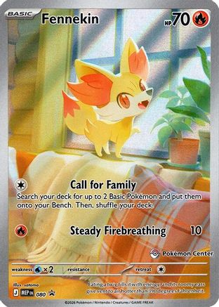 Fennekin (Pokemon Center Exclusive) 080 ME Mega Evolution Promo - Promo