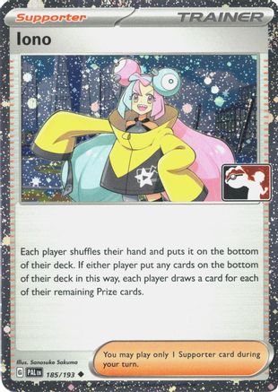 Iono (Cosmos Holo) 185/193 - Holofoil Prize Pack Series Cards - Uncommon