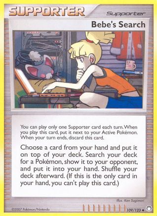 Bebe's Search 109 - Reverse Holofoil Mysterious Treasures - Uncommon