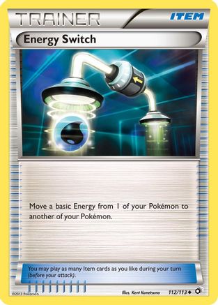 Energy Switch 112 - Reverse Holofoil Legendary Treasures - Uncommon