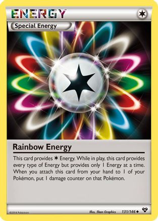 Rainbow Energy 131 XY Base Set - Uncommon
