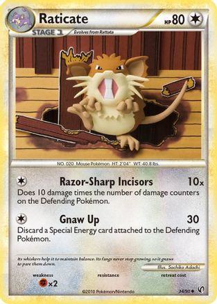 Raticate 034 Undaunted - Uncommon