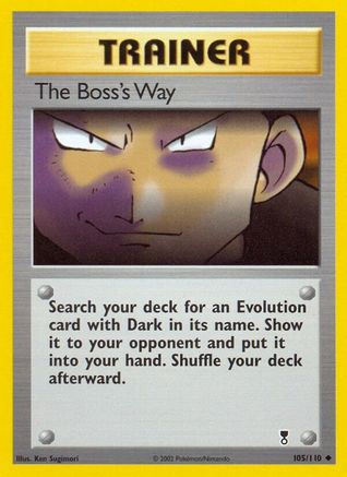 The Boss's Way - Reverse Holofoil Legendary Collection - Uncommon
