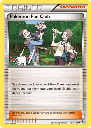 Pokemon Fan Club 094 XY Flashfire - Uncommon