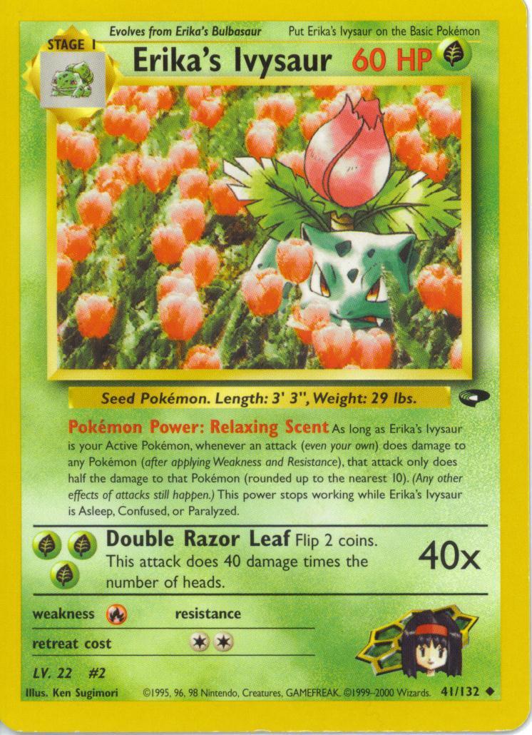 Erika's Ivysaur 041  - Unlimited Gym Challenge - Uncommon