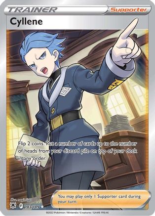 Cyllene (Full Art) 183  - Holofoil SWSH10 Astral Radiance - Ultra Rare