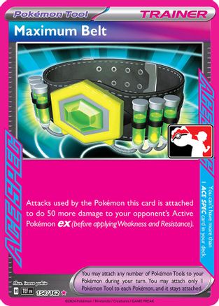 Maximum Belt 154  - Holofoil Prize Pack Series Cards - ACE SPEC Rare