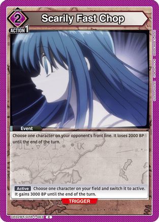Scarily Fast Chop (UE02BT/HTR-1-063) - UE02BT HUNTER X HUNTER