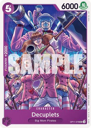 Decuplets (OP11-078) - A Fist of Divine Speed