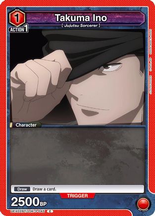 Takuma Ino (UEX02BT/JJK-3-045) - UEX02BT Jujutsu Kaisen Vol2