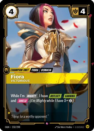 Fiora - Victorious (232/298) - Origins