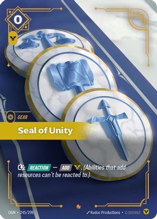 Seal of Unity (245/298) - Origins
