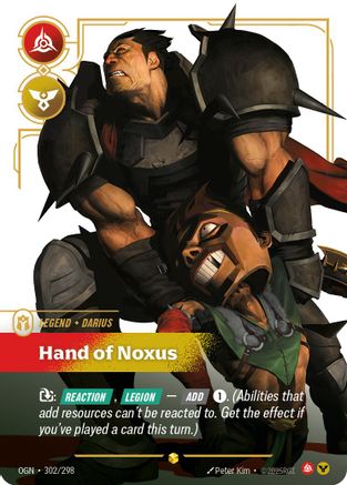 Darius - Hand of Noxus (Showcase) (302/298) - Origins