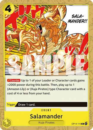 Salamander (OP14-116) - The Azure Sea's Seven