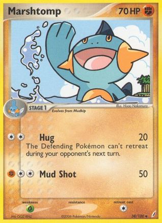 Marshtomp 038/100  Crystal Guardians - Uncommon