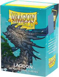 Dragon Shield Sleeves: Standard DUAL- Matte Lagoon 'Saras' (100 ct.)