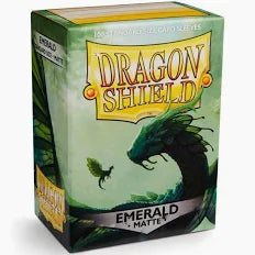Dragon Shield Sleeves: Standard- Matte Emerald (100 ct.)