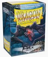 Dragon Shield Sleeves: Standard- Matte Black (100 ct.)