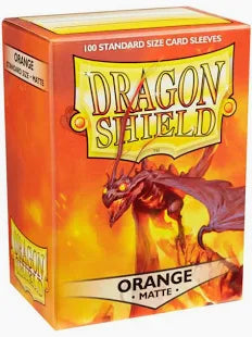Dragon Shield Sleeves: Standard- Matte Orange (100 ct.)